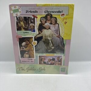 Golden Girls "Friends and Cheesecake" Jigsaw Puzzle, 1000-Pieces. New